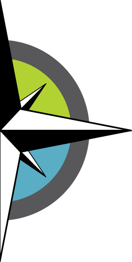 Compass rose logo mark